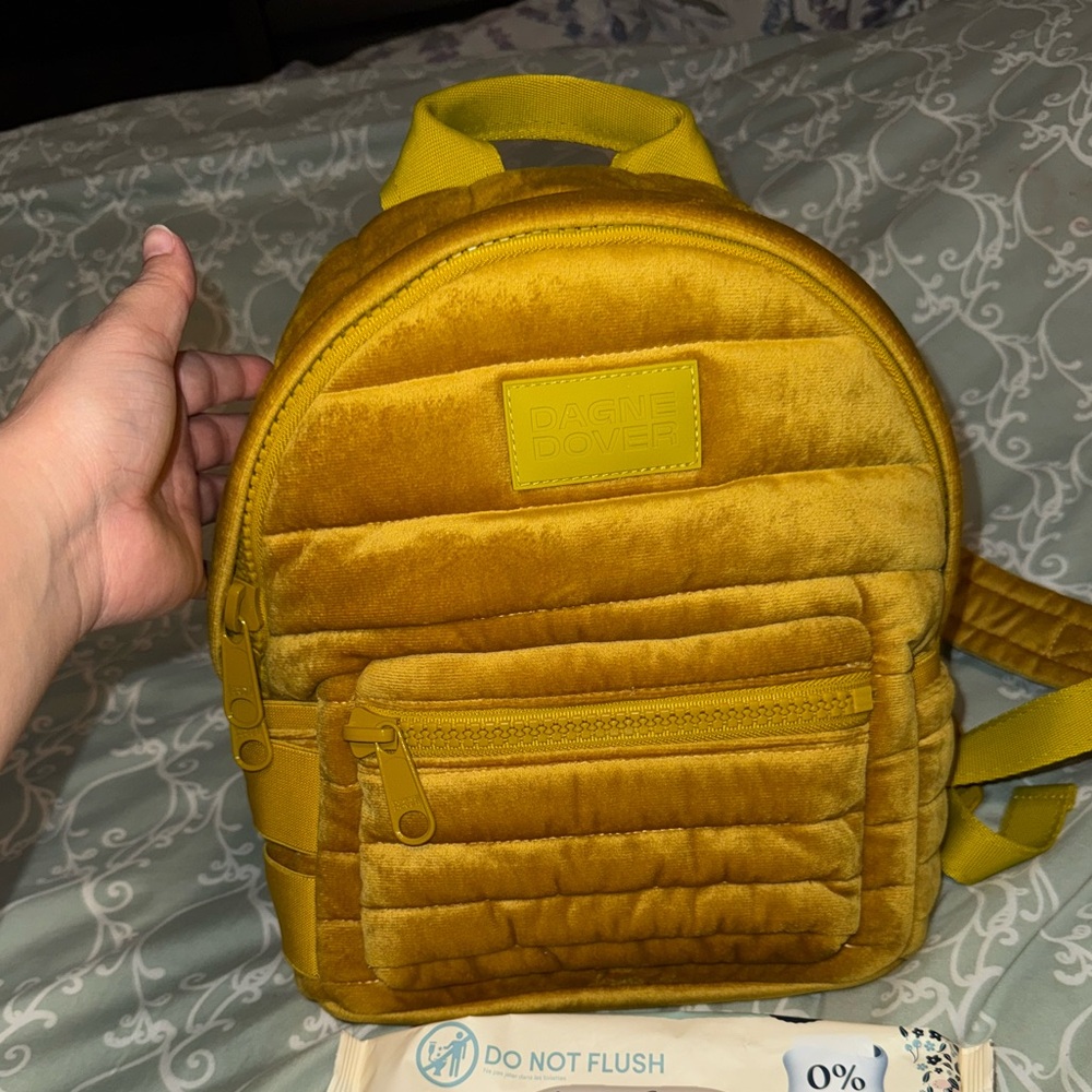 Dagne Dover Orche Velvet Puff Small Dakota Backpack